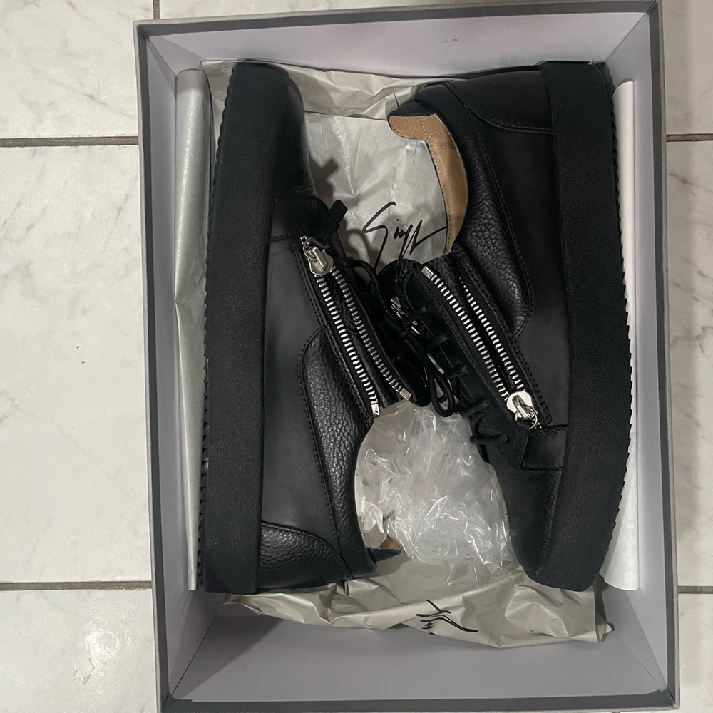 GIUSEPPE ZANOTTI black men’s shoes size 45